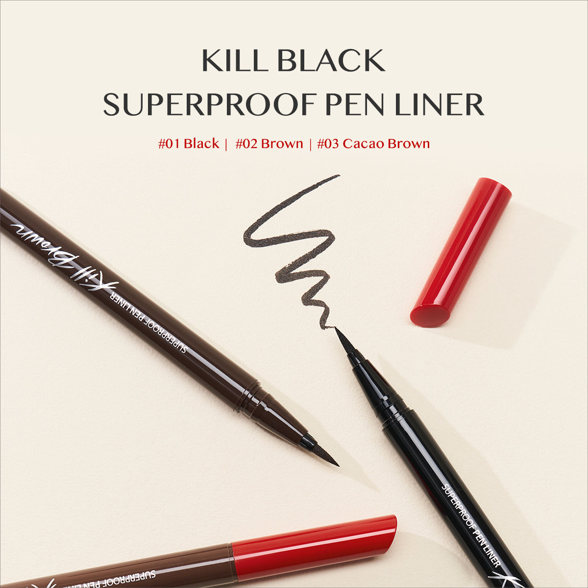 CLIO Superproof Pen Liner Kill Black – CLUB CLIO Canada