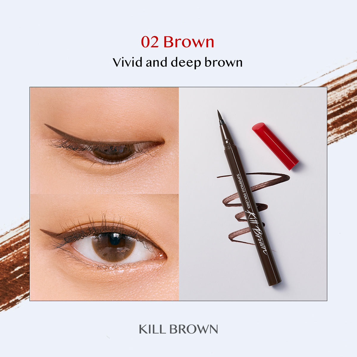CLIO Superproof Pen Liner Kill Black