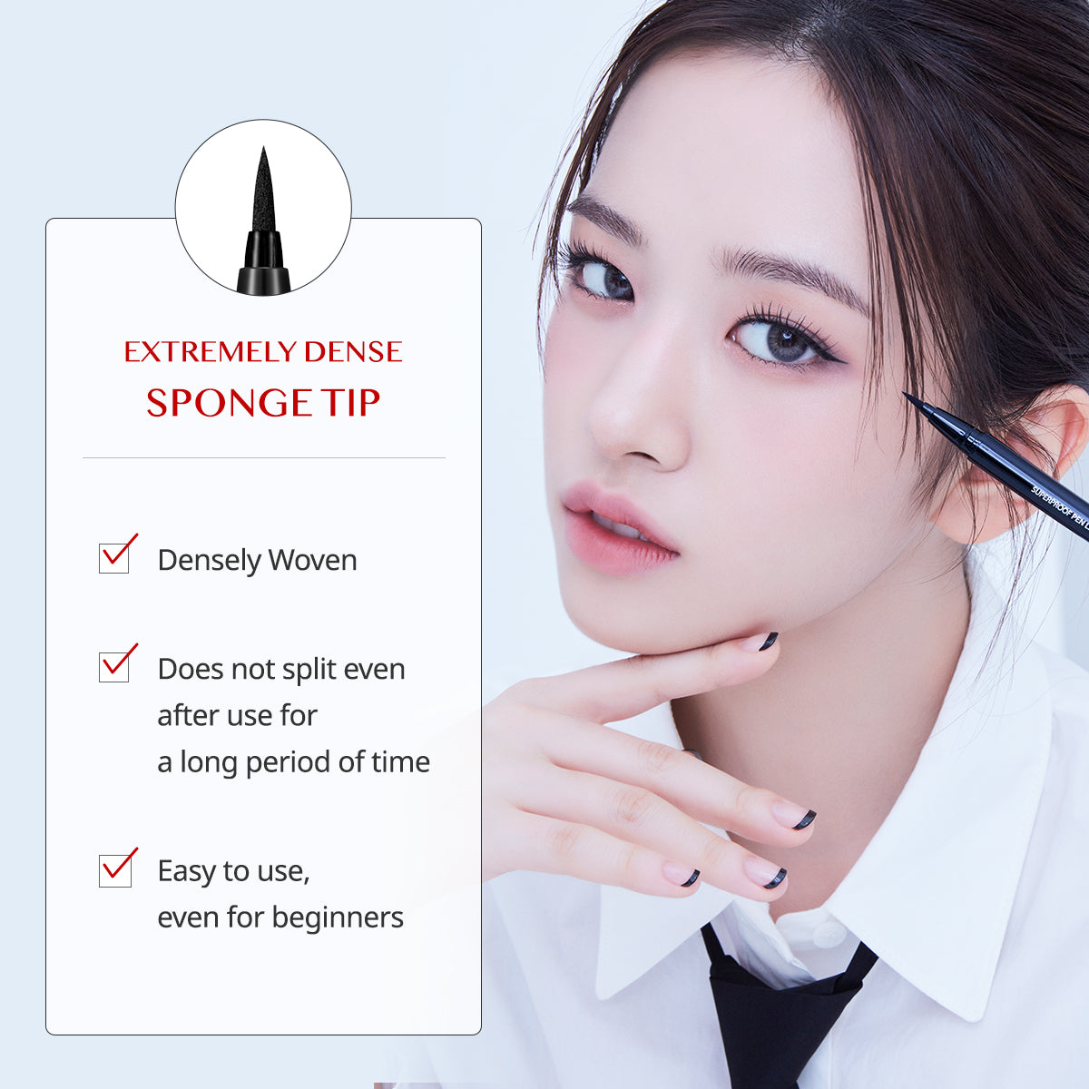CLIO Superproof Pen Liner Kill Black