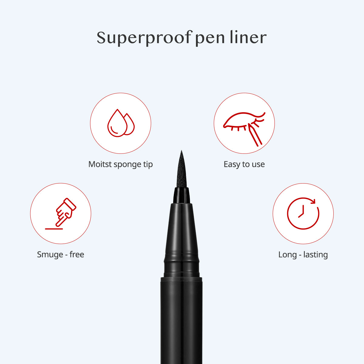 CLIO Superproof Pen Liner Kill Black