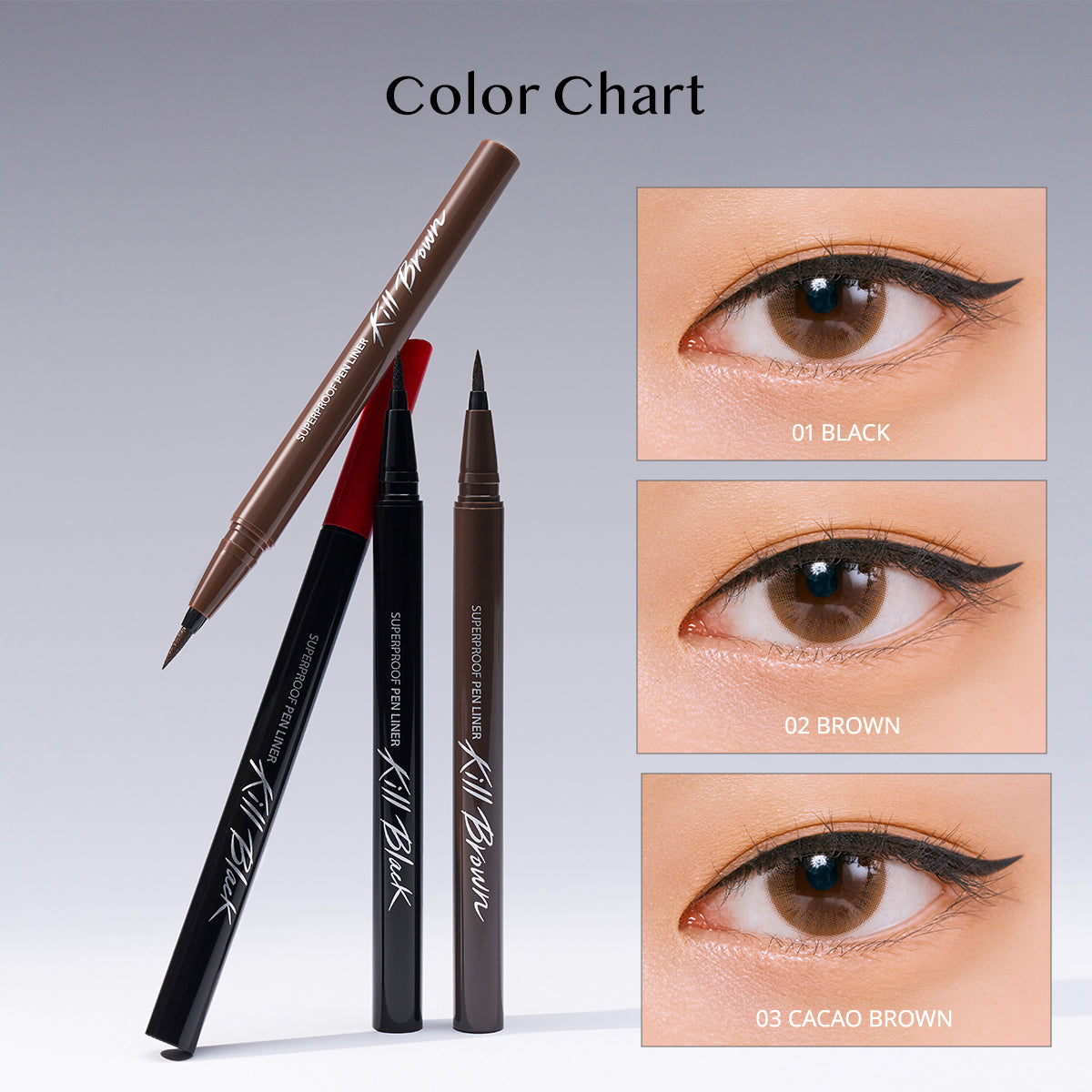 CLIO Superproof Pen Liner Kill Black